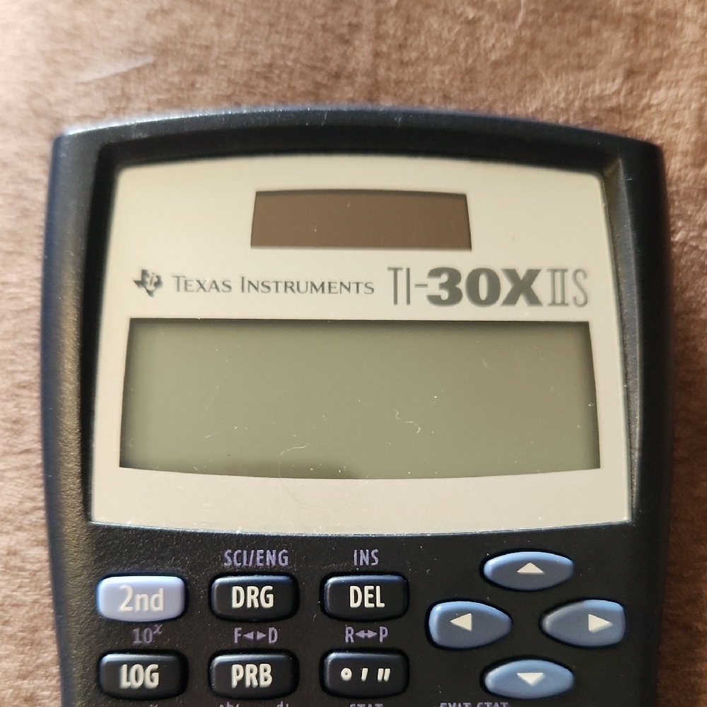 Texas Instruments TI-30X IIS Black and Blue Calculator